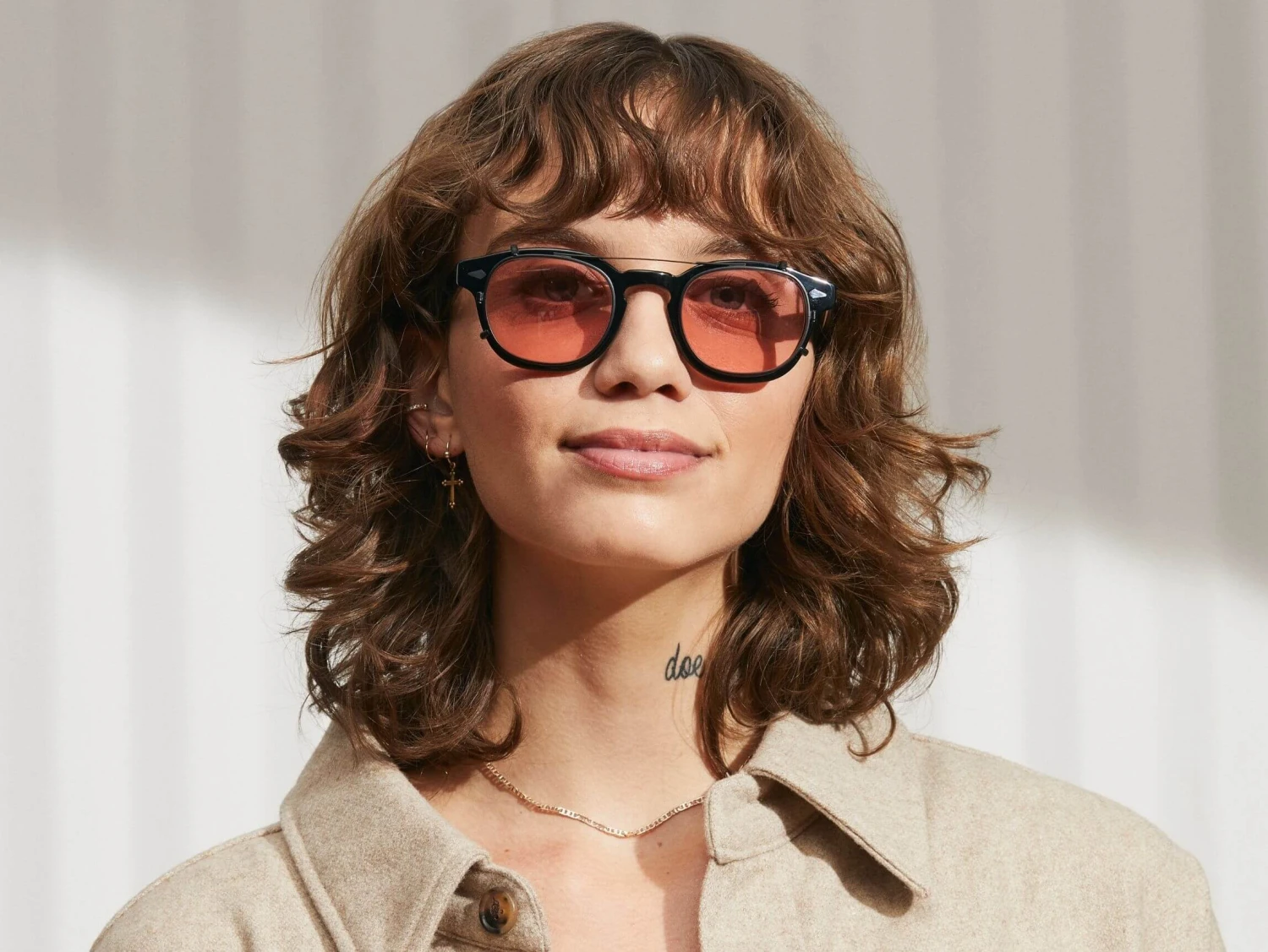 CLIPTOSH MATTE BLACK W/ NEW YORK ROSE TINT 6 CLIPTOSH MATTE BLACK W/ NEW YORK ROSE TINT - Image 4