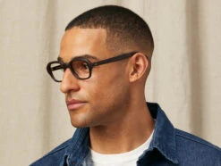 MESHUG 29 MESHUG -Fashion Optical Shop meshug matte dark brown model pos 2