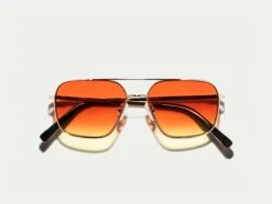 SHTARKER GOLD WITH CUSTOM MADE TINTS™ -Fashion Optical Shop shtarker in gold color candy corn pos 2