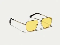 SHTARKER GOLD WITH CUSTOM MADE TINTS™ -Fashion Optical Shop shtarker in gold color mellow yellow pos 1