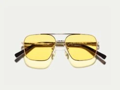 SHTARKER GOLD WITH CUSTOM MADE TINTS™ -Fashion Optical Shop shtarker in gold color mellow yellow pos 2