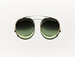 CLIPZEN GOLD WITH CUSTOM MADE TINTS™ -Fashion Optical Shop tint clipzen color forest wood pos 2