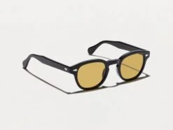 LEMTOSH BLACK WITH CUSTOM MADE TINTS™ -Fashion Optical Shop tint lemtosh color amber pos 1