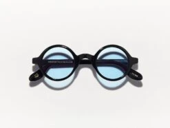 ZOLMAN BLACK WITH CUSTOM MADE TINTS™ -Fashion Optical Shop zolman cmt color bel air blue pos 2