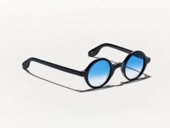 ZOLMAN BLACK WITH CUSTOM MADE TINTS™ -Fashion Optical Shop zolman cmt color broadway blue fade pos 1